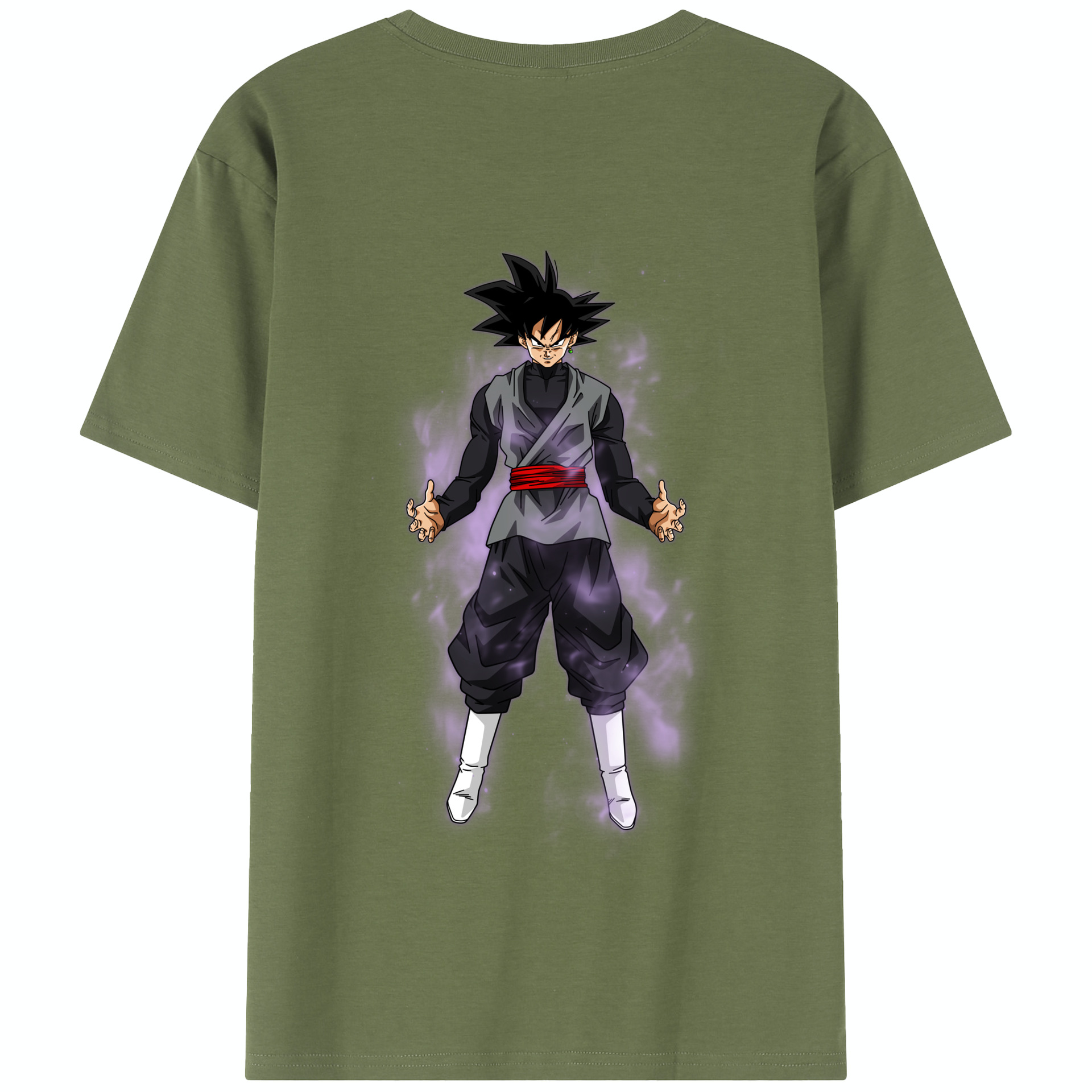 （画像用） ドラゴンボール ベジータ四世（Bejīta Yonsei）DRAGON BALL Vegeta IV 綿100％半袖Tシャツ（背面プリント）